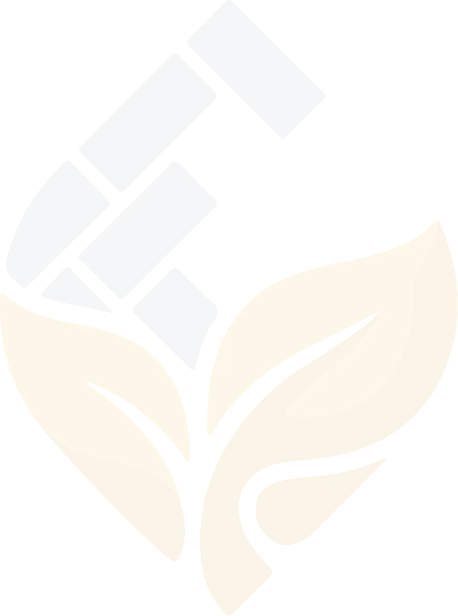 Stylizowane żółte liście pod wzorem z szarych i białych elementów kostki brukowej na czarnym tle