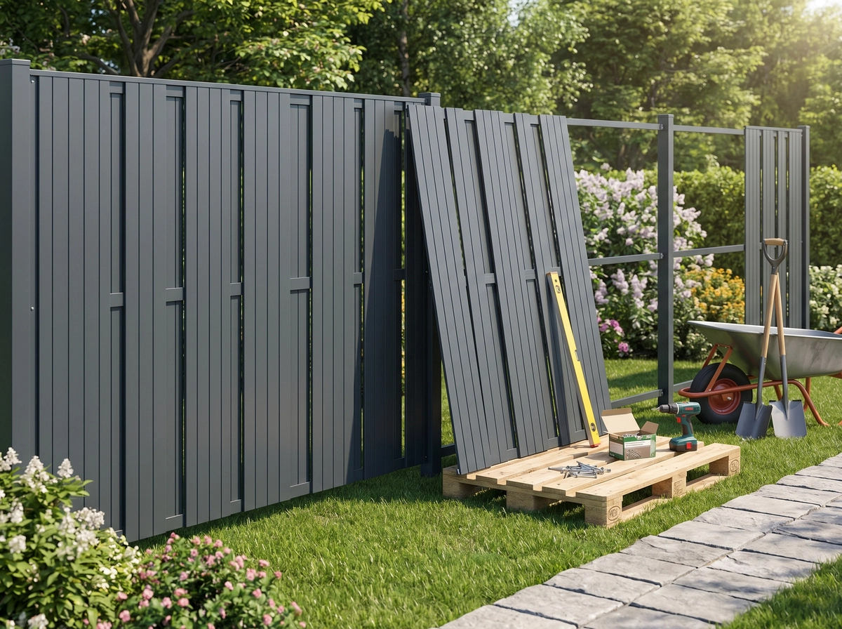 Ogrodzenia panelowe montaż: szybki i prosty sposób